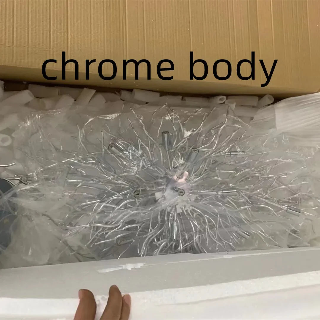 Afralia™ Crystal Water Drop LED Chandelier for Luxurious Living Room Decor.