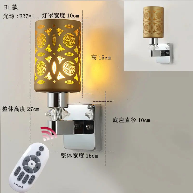 Afralia™ Nordic Luxury Hotel Wall Lamp for Living Room, Bedroom, and Corridor