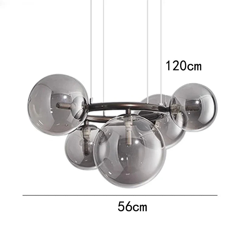 Afralia™ Nordic Dining Room Pendant Light Chandelier for Living Room