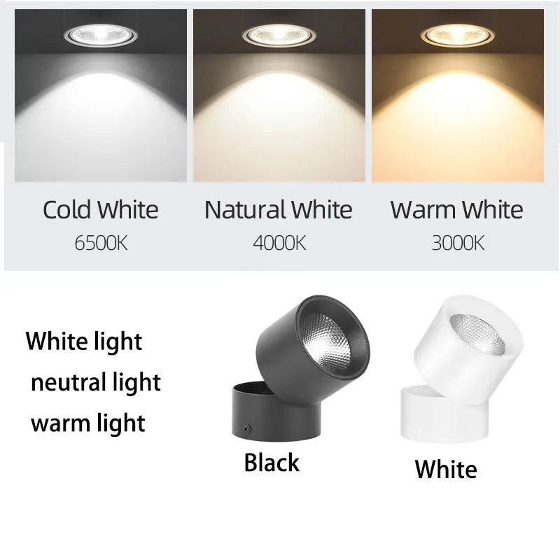 Afralia™ LED Downlight Spotlight Indoor Ceiling Lamp for Home Decor and Lighting