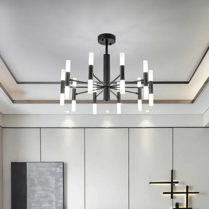 Afralia™ Modern LED Art Pendant Lamp for Kitchen Living Room Loft Bedroom Lighting