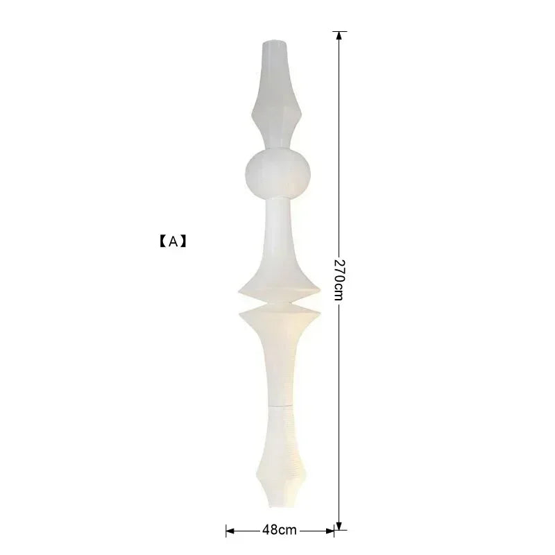 Afralia™ Japanese Wabi Sabi Pendant Light LED E27 Noguchi Akari Rice Paper Ceiling Hanging