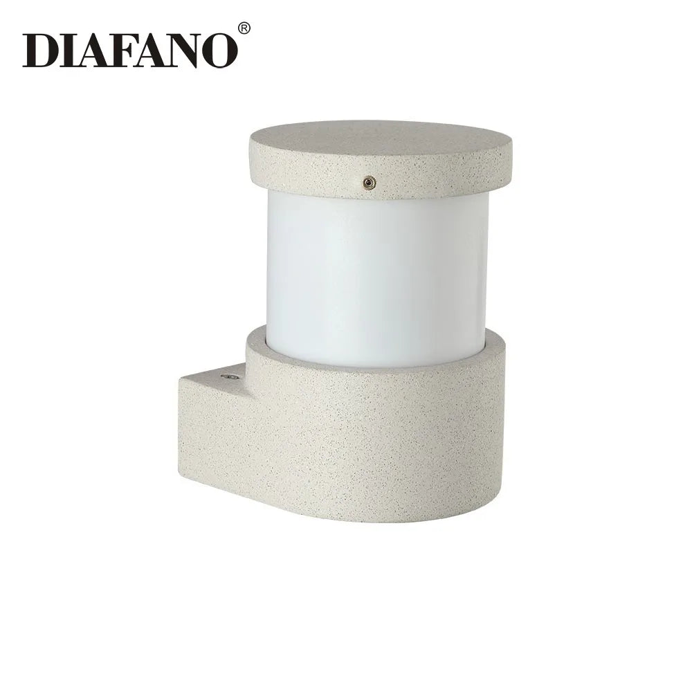 Afralia™ Concrete Outdoor Wall Lamp | IP65 Waterproof Wall Light for Courtyard, Balcony & Door