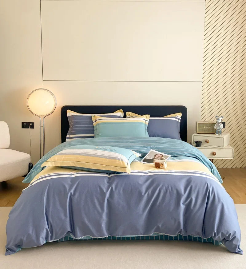 Afralia™ Pastoral Printed Cotton Bedding Sets for Comfortable Sleep