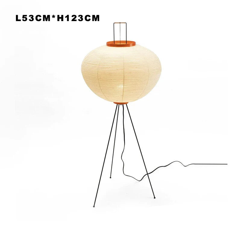 Afralia™ Japanese Style Paper Floor Lamp for Home Décor and Lighting