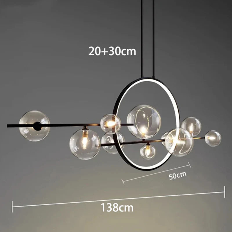 Afralia™ Nordic Dining Room Pendant Light Chandelier for Living Room