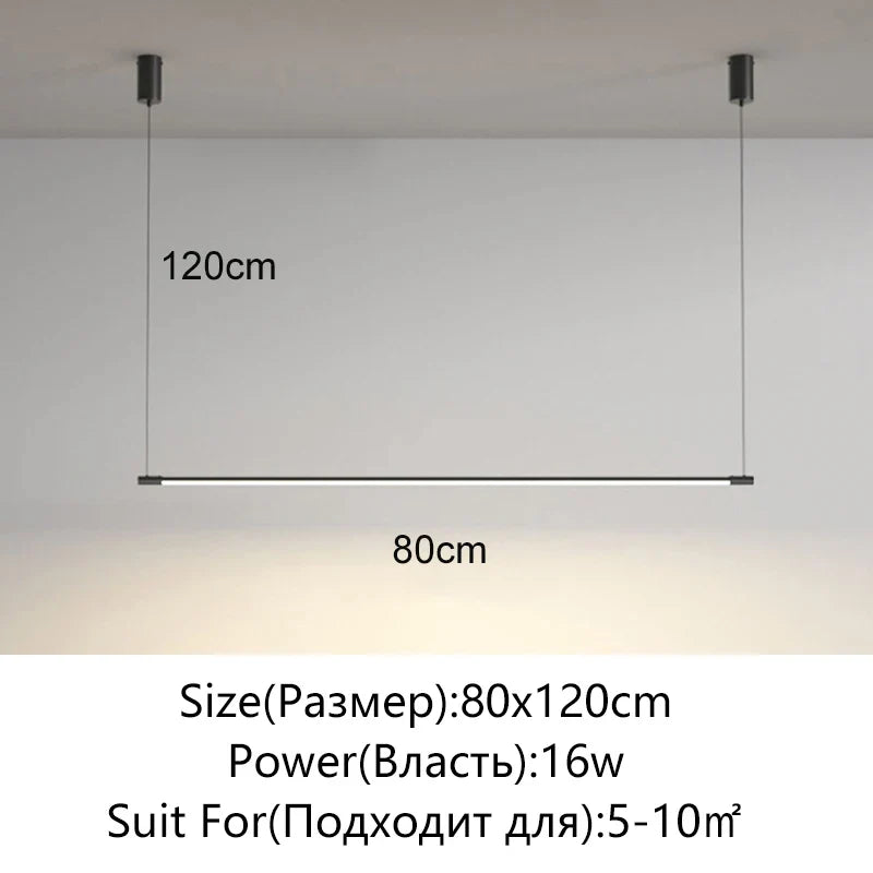 Afralia™ Modern Nordic LED Chandelier for Restaurant Bar Office Interior Lighting