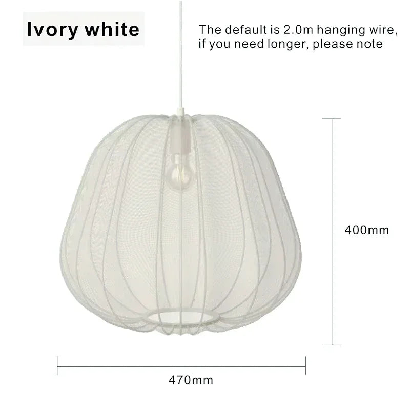 Scandinavian Silk Balloon Chandelier by Afralia™ - Home Decor Lighting Fixture