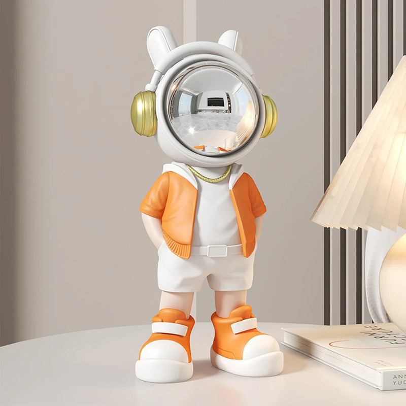 Afralia™ Astronaut Resin Sculpture for Home & Office Decor