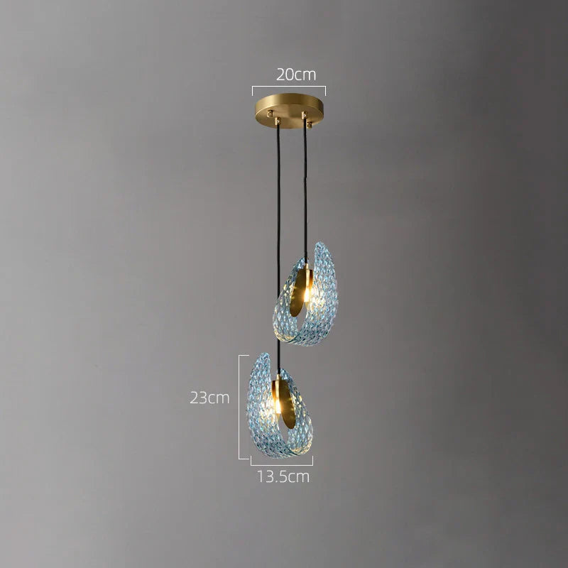 "Afralia™ Glass Chandelier for Modern Dining Room Decor 2024"