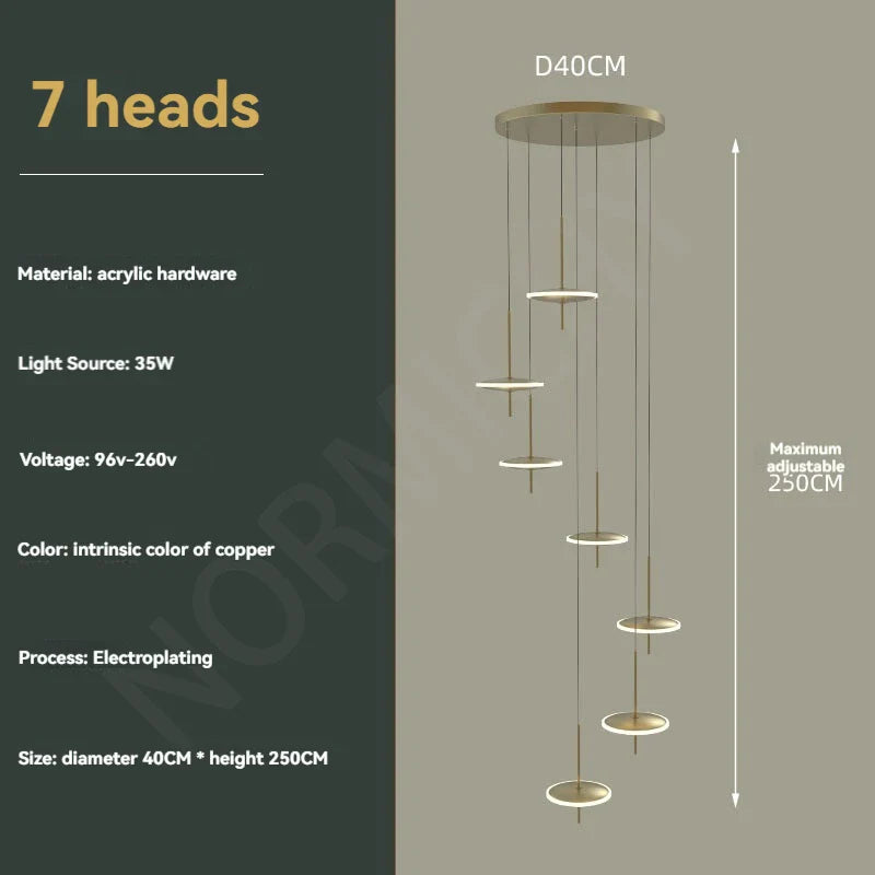 Afralia™ Nordic Black Chandelier Living Room Crystal Pendant Light