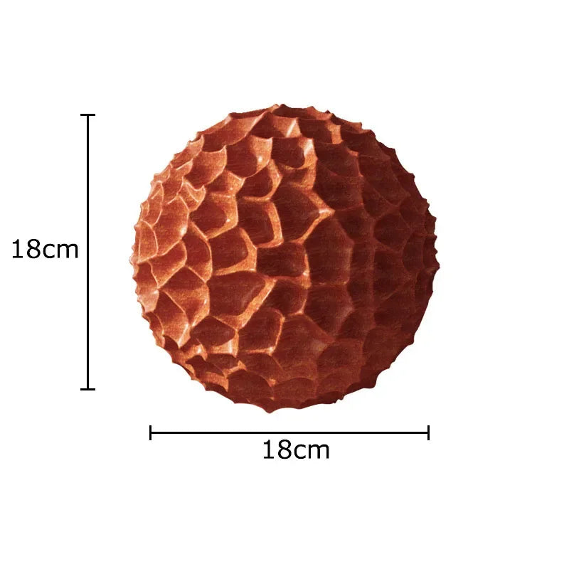 Afralia™ Honeycomb Ball Sculpture: Geometric Desk Decor & Abstract Art for Room Aesthetics