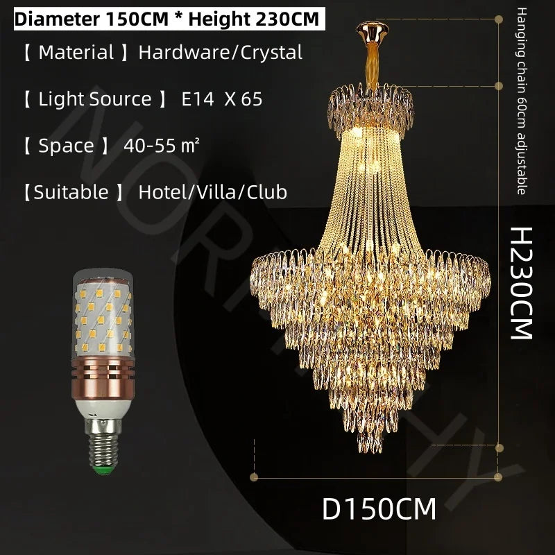 Afralia™ Crystal Chandelier for Modern Home Decor & Luxury Lighting