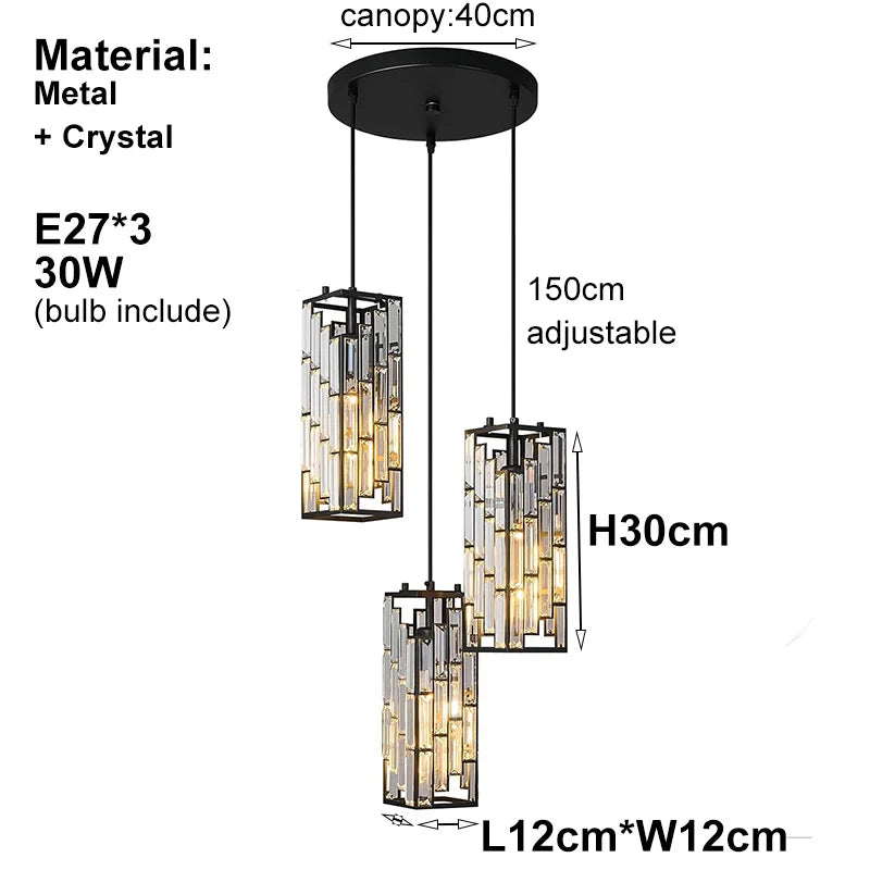 Afralia™ Gold Crystal Wall Sconce: Classic Chandelier Lighting with LED Bulbs