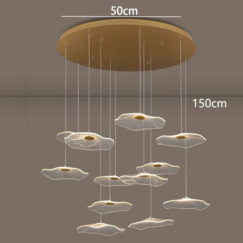 Afralia™ Modern Crystal Chandelier: Stair Pendant Lamp for Stylish Living Room Lighting