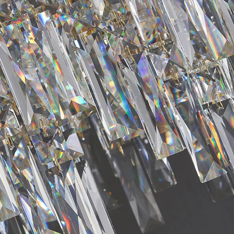 Afralia™ Luxury Crystal Chandelier for Living Room, Bedroom, and Restaurant