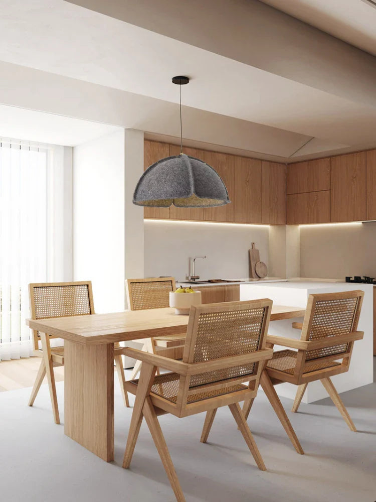 Afralia™ Nordic Felt Pendant Lamp LED Colorful Designer for Living Room Kitchen Island Dining Light