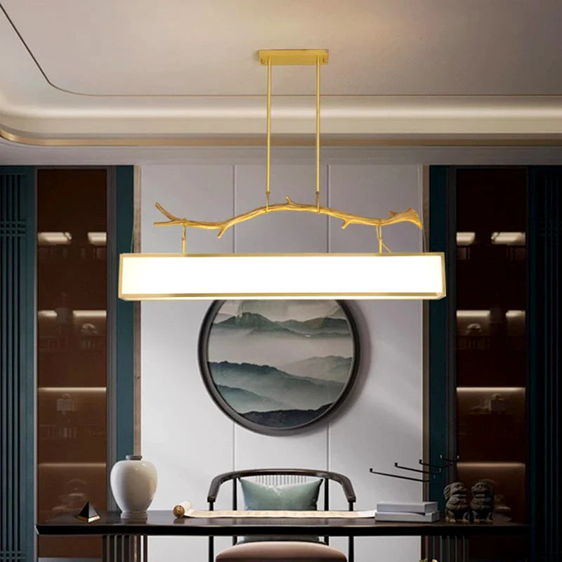 Afralia™ Modern Dining Room Pendant Light Indoor LED Chandelier Living Room Ceiling Lamp