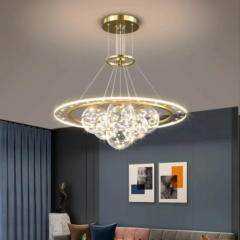 Afralia™ LED Pendant Light Chandeliers for Modern Home Decor and Indoor Lighting