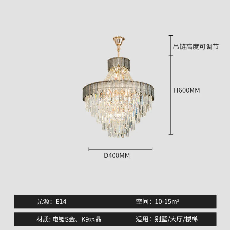 Afralia™ Shell Art Color Chandelier Luxury Lighting for Living & Dining Rooms