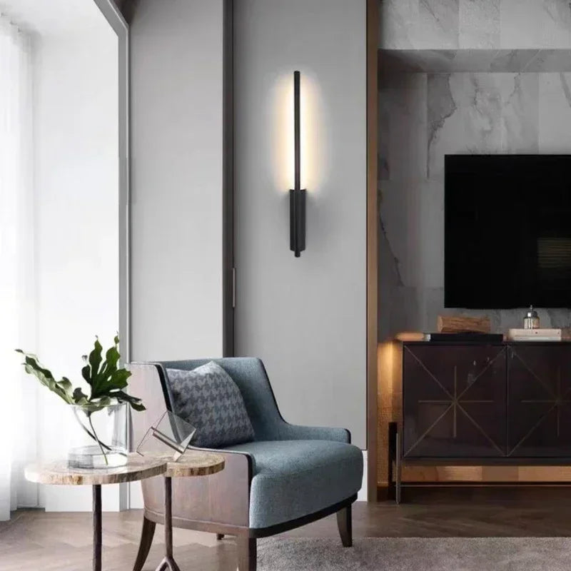 Afralia™ Nordic Luxury Bedside Wall Lamp LED Sconce Light for Bedroom Living Room Dining Room