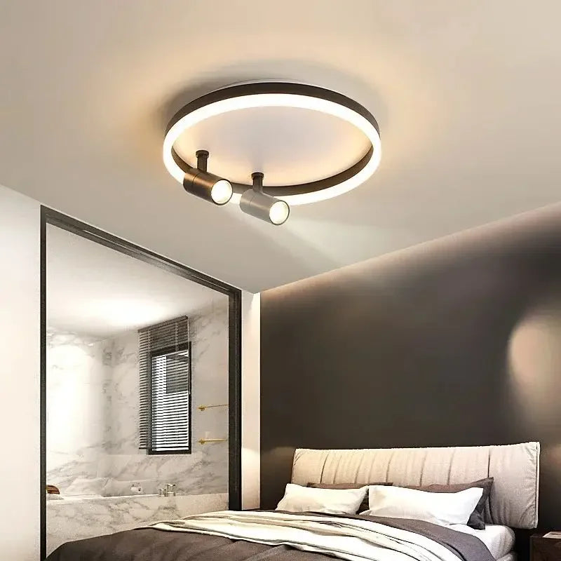 Afralia™ Modern LED Ceiling Lamp with Spotlight for Bedroom Living Dining Room