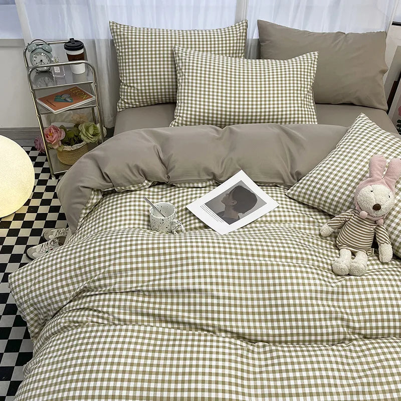 Afralia™ Geometric Pattern Bedding Sets: King & Queen Sizes, Smooth & Breathable Bedclothes