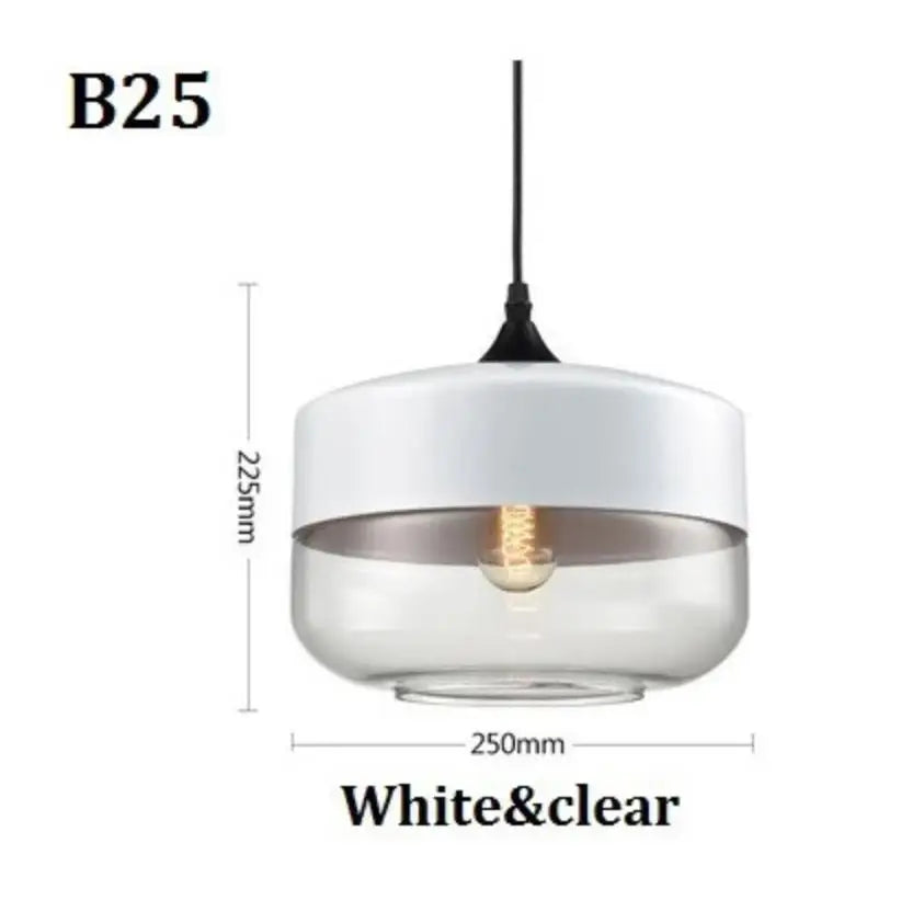 Afralia™ Black Glass Pendant Light Fixture for Modern Indoor Decor & Dining Room