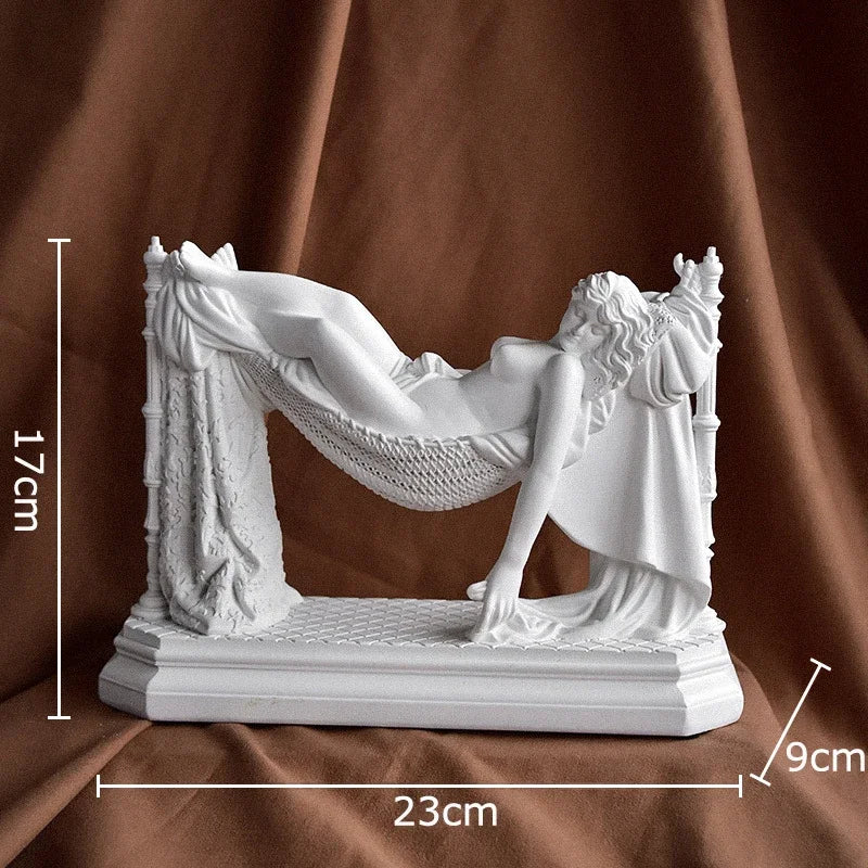 Afralia™ Venus Goddess Resin Sculpture Desk Decoration Ornament Aesthetic Room Decor