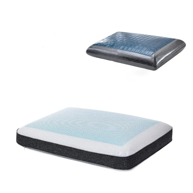 Afralia™ Bamboo Charcoal Memory Foam Cooling Pillow with Pillowcase