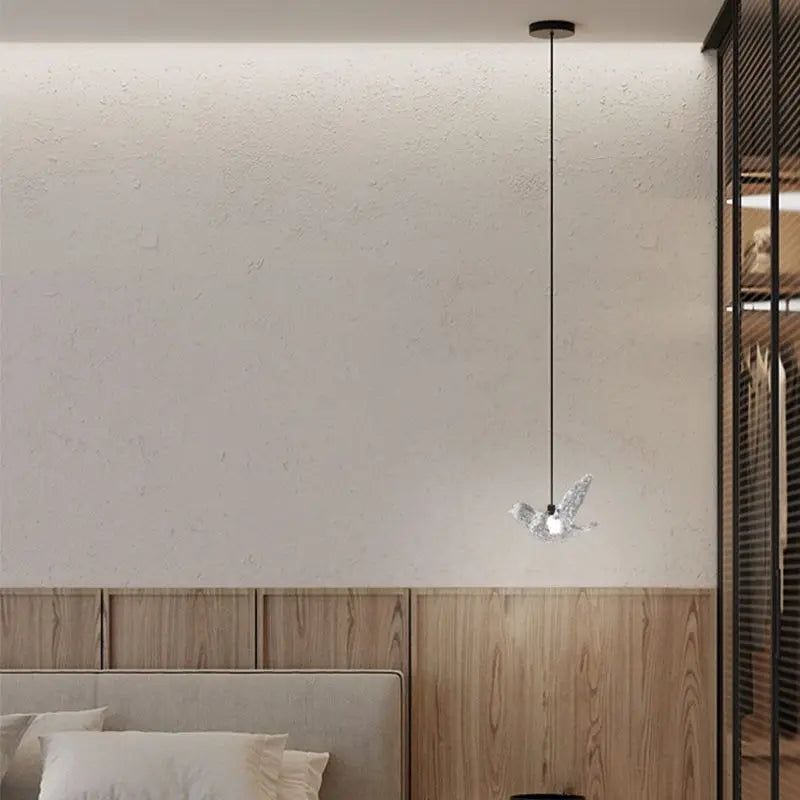 Afralia™ Modern Bird-Shaped Dining Pendant Lamp for Storefront and Living Room