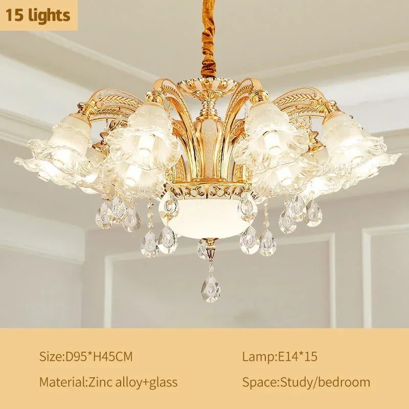 Afralia™ Crystal Ceiling Chandelier for Modern Luxury Living Room & Hotel Lobby