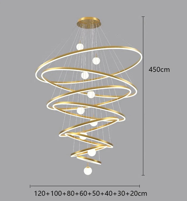 Afralia™ Modern LED Branch Chandelier for Living Room, Staircase, and Entrance Hall