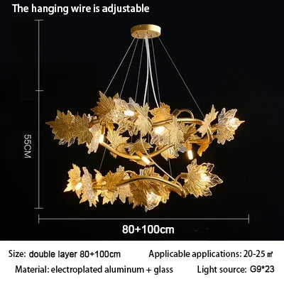 Afralia™ Crystal Chandelier Rustic Pendant Lighting Modern French Country Decor