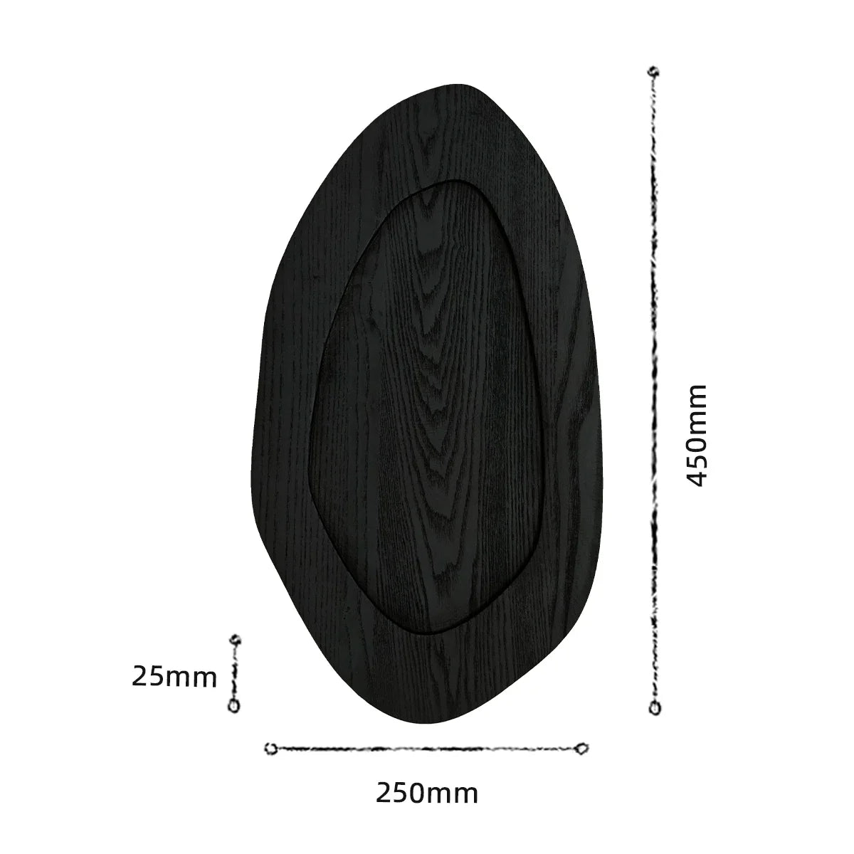 Afralia™ Vintage Solid Wood Tray for Fruit Desserts, Home Decor & Photography Props