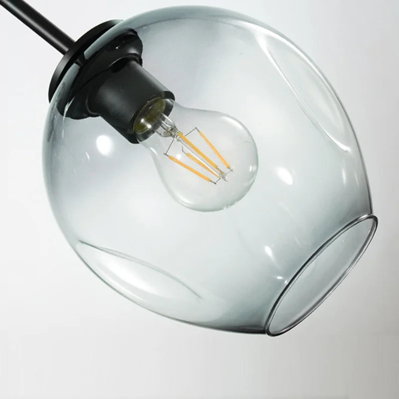 Afralia™ Gold Glass Ball Pendant Lights for Modern Dining Room Decor