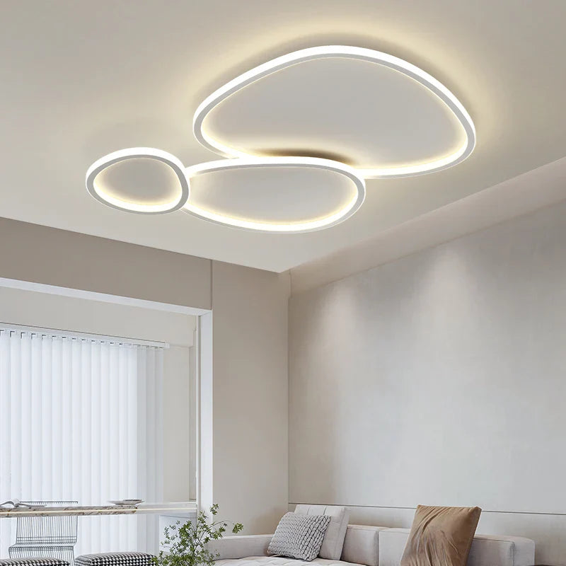 Afralia™ Modern LED Chandelier Lighting Package for Living Room - 2024 Collection