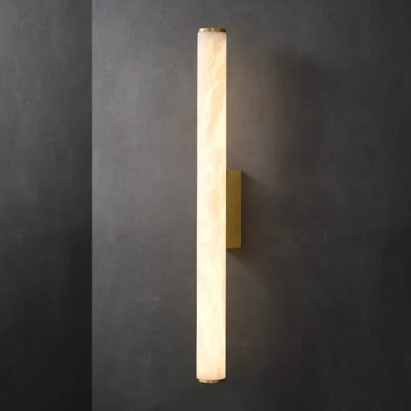 Afralia™ Copper Marble Wall Lamp Modern Luxury Living Room Bedroom Light