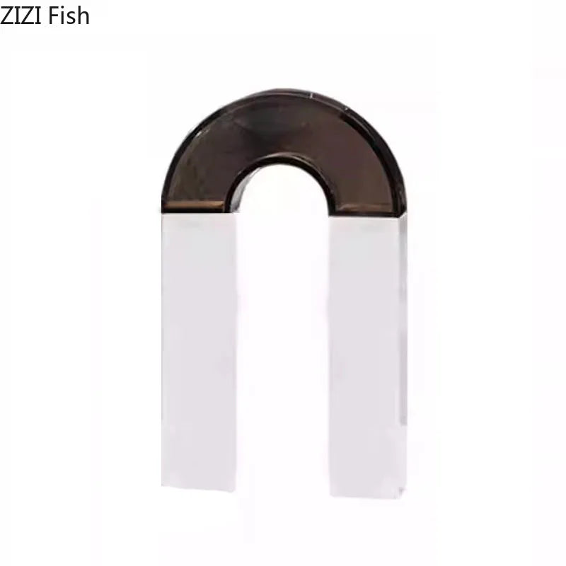 Geometric Arch Vase Desk Decoration - Afralia™ Aesthetic Décor