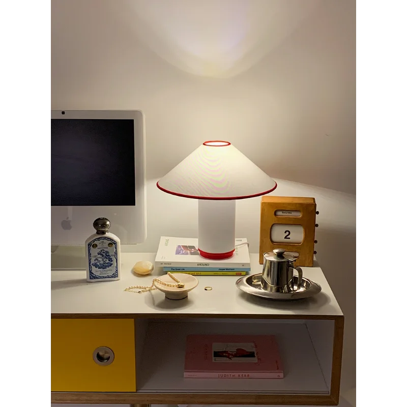 Afralia™ Retro Cotton Table Lamp for Stylish Home Decor