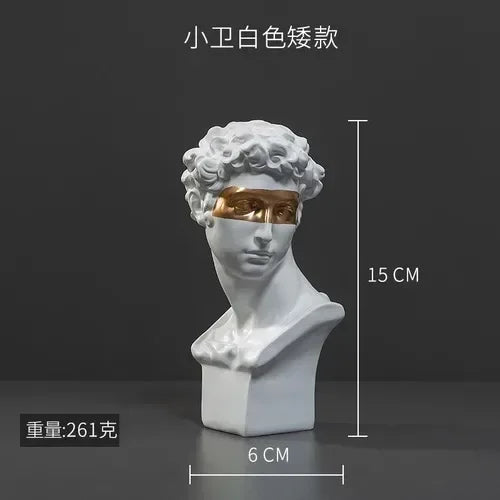 Afralia™ Venus Bust Sculpture Art Figurine for Home Decor