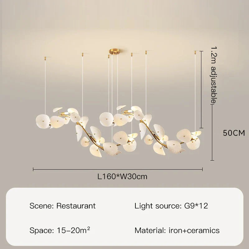 Afralia™ Luxury Design Chandelier: Modern Wabi-Sabi Pendant Lights for Tea Room, Bar, Office