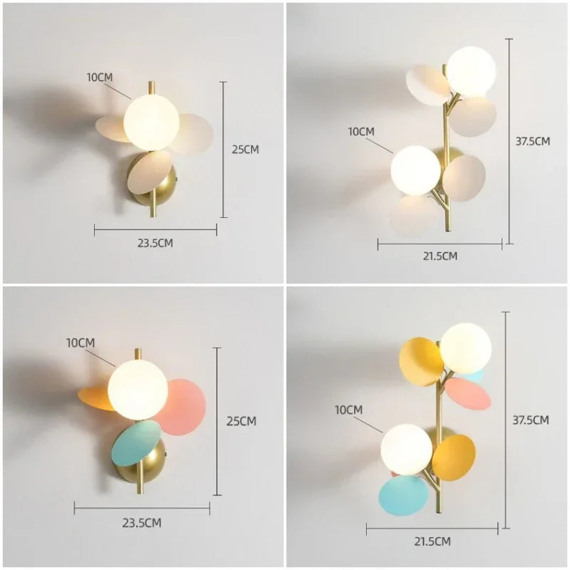 Afralia™ Nordic Glass Ball Sconce G9 Light for Elegant Living Room & Bedroom Decor