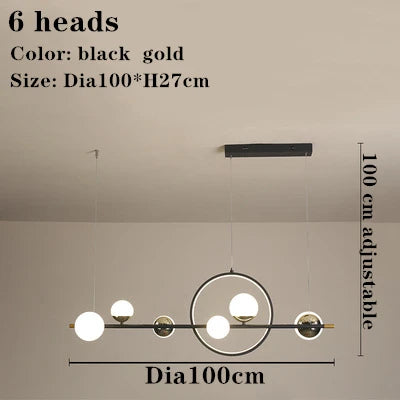 Afralia™ Nordic Circle Glass Ball LED Pendant Light in Milky White for Home Décor