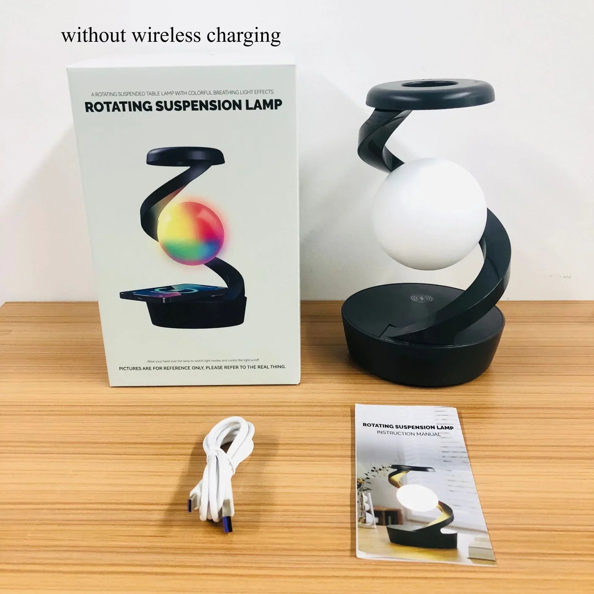 Afralia™ Sunset Rotating Wireless Night Light for Bedroom Atmosphere