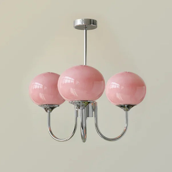 Afralia™ Glass Ball Chandelier Pendant Light for Living Dining Room