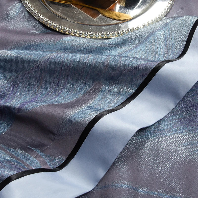 Afralia™ 1500TC Jacquard Egyptian Cotton Bedding Set: Queen King Linens, Duvet Cover, Sheets