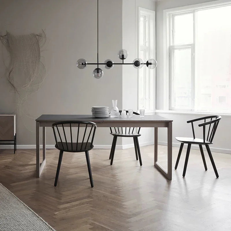 Afralia™ Nordic Glass Ball Chandelier: Elegant LED Pendant Lighting for Home Decor