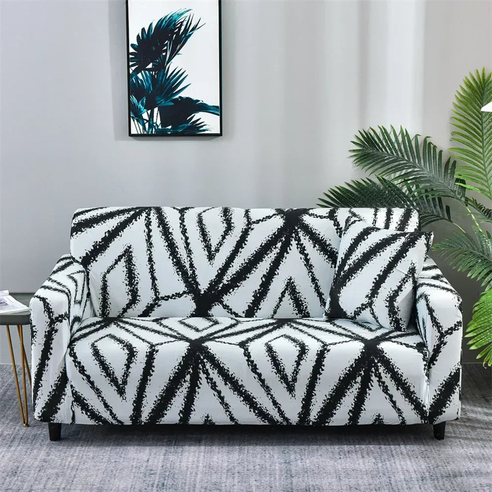Afralia™ Solid Stretch Sofa Cover Slipcover Spandex Couch Protector Decoration