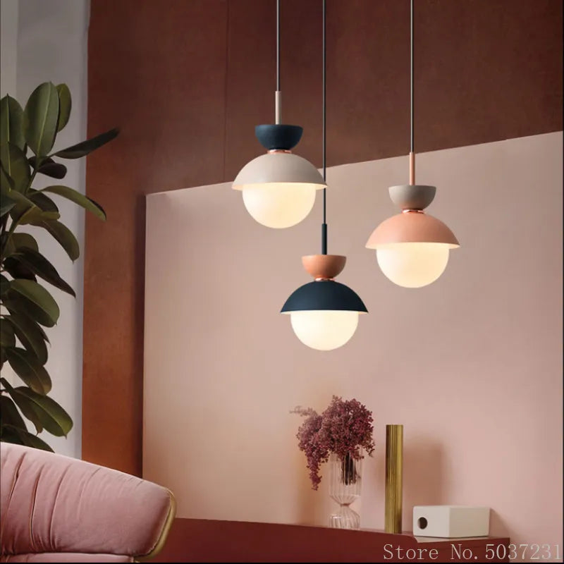 Afralia™ Macarone Bedside Pendant Light - Modern Nordic Decorative Lamp